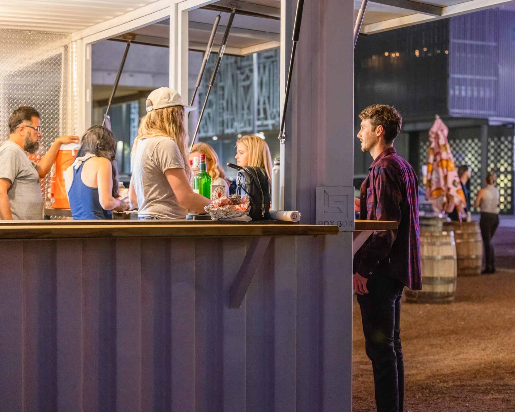 Mission Ballroom Shipping Container Bar ROXBOX Containers