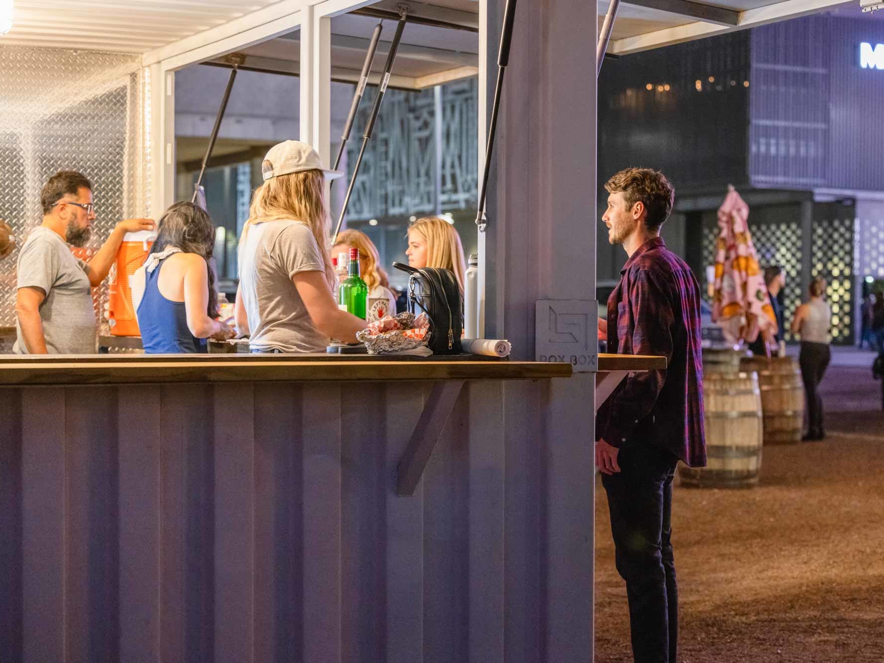 Mission Ballroom Shipping Container Bar ROXBOX Containers